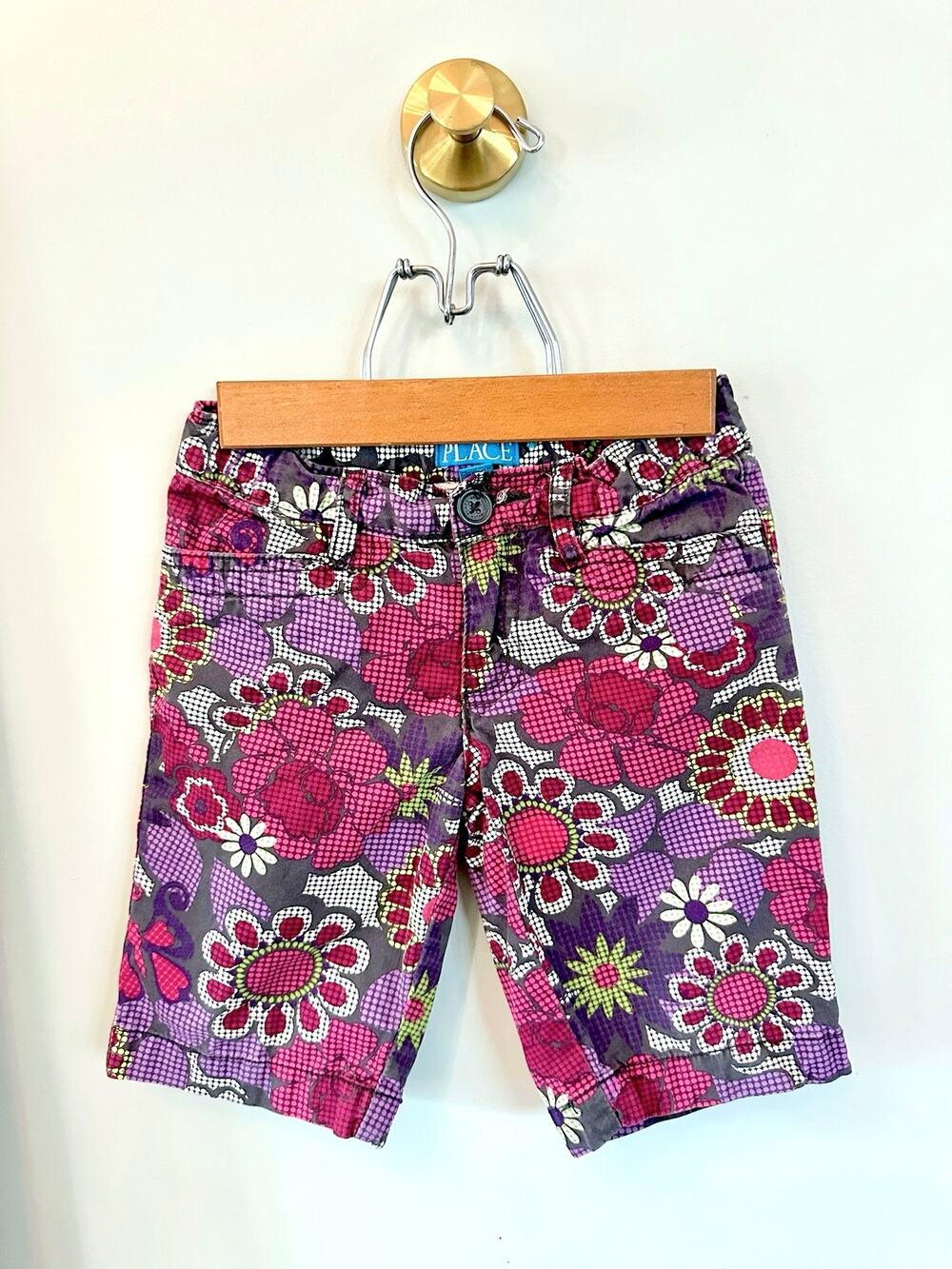 Vintage Y2K The Children’s Place Floral Capri Pants Girls Size 5